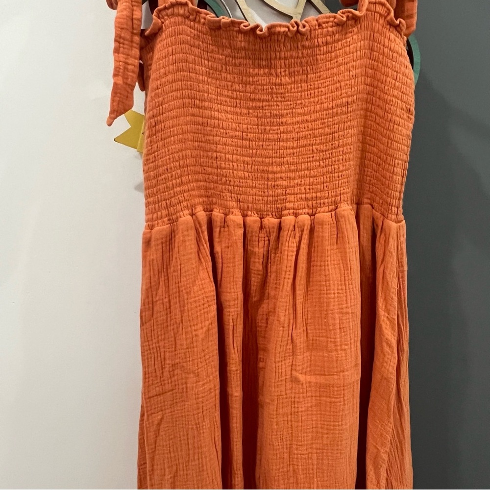 Anthropologie Orange Maxi Dress - Picture 7 of 8